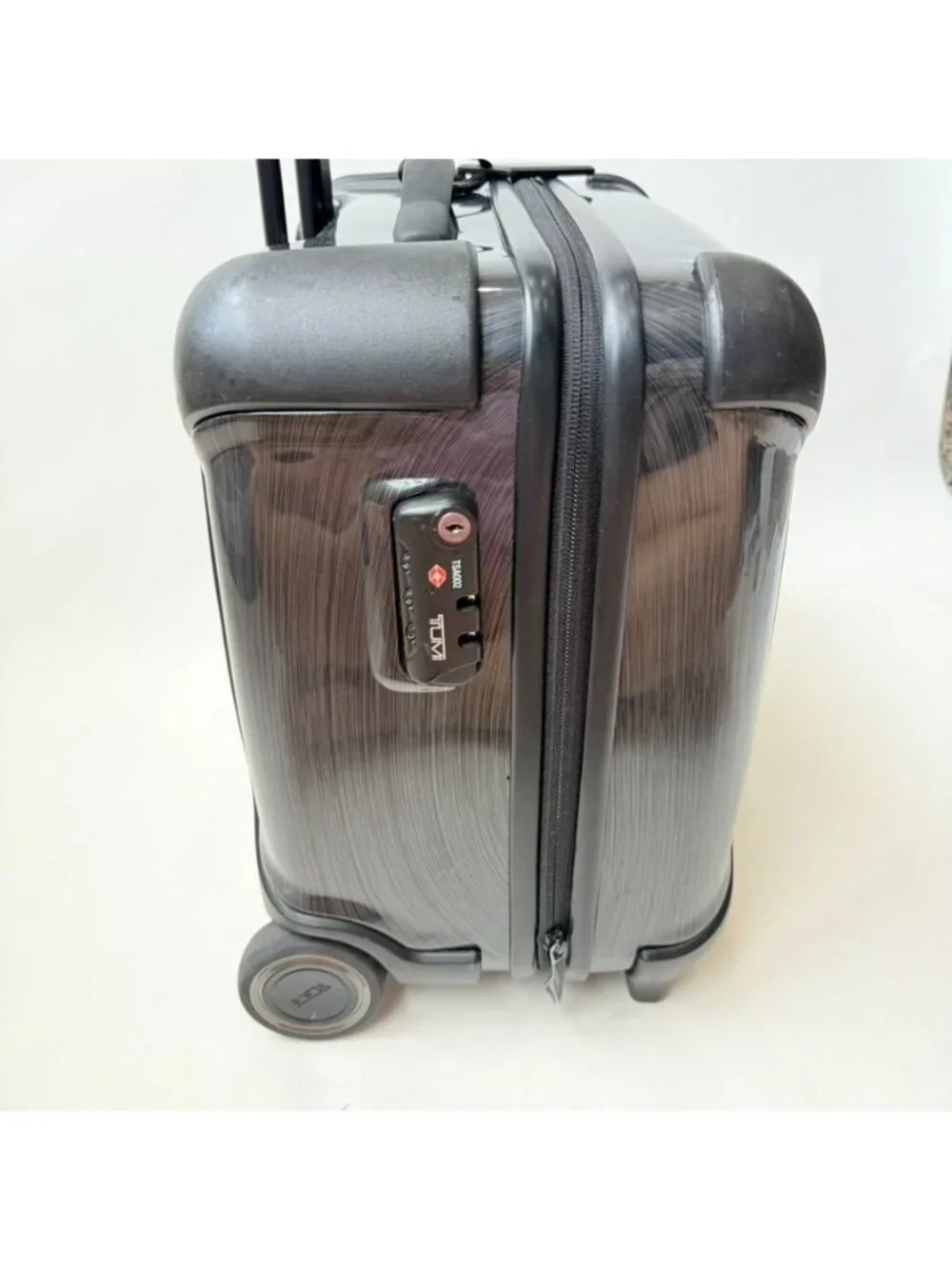 TUMI 19 Degree Compact Brief Rolling Carry-On Spinner Luggage Black/Gray